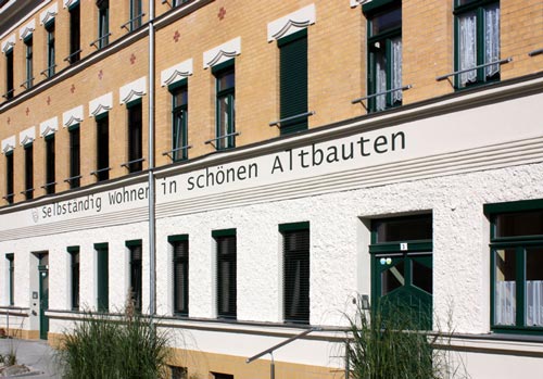 Fassade Berthastra&szlig;e 3 Leipzig